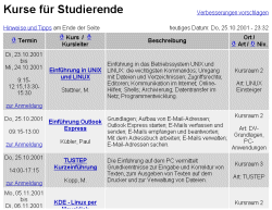 Kursverwaltungssystem