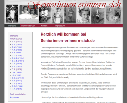 Seniorinnen erinnern sich